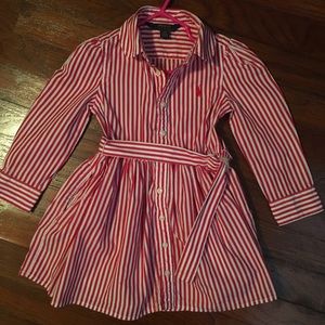 HOST PICK❤️Ralph Lauren Striped Cotton Shirtdress